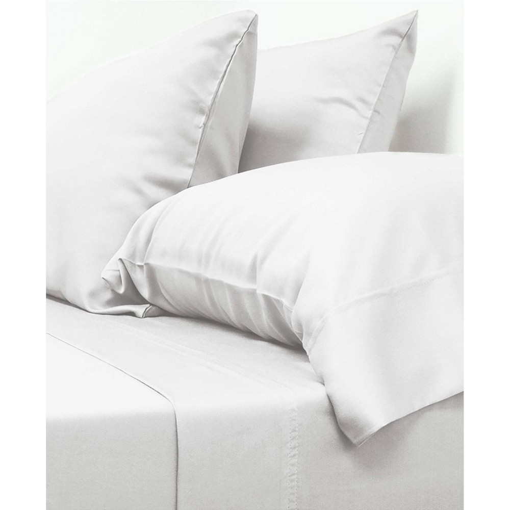 California King 100% Rayon from Bamboo Classic Sheet Set White - Cariloha