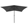 Garden Parasol Green Polyester 6.6 x 9.8 ft Foldable vidaXL - 2 of 4