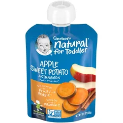 Gerber Toddler Apple Sweet Potato with Cinnamon Pouch - 3.5oz