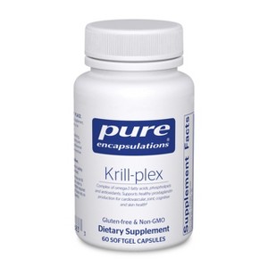 Pure Encapsulations Krill-Plex - Supports Menstrual Comfort, Heart Health, Joint Support, Cognitive Function and Skin Health - 1 of 4
