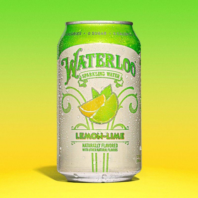 Waterloo Lemon-Lime Sparkling Water - 8pk/12 fl oz Cans, 6 of 7