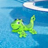 Pool Central Inflatable Spotted Dinosaur Ride-On Pool Float - 46.5" - Green - 2 of 4