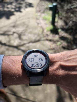 Garmin Fenix 7 Pro Sapphire Solar Edition Carbon Gray Dlc Titanium With  Black Band : Target