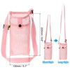 Unique Bargains Mesh Portable Adjustable Strap Water Bottle Bag for Sports - 2 of 4