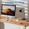 Itopfox Indoor Extension Cord with 3 Polarized Outlets, 6 Feet Long, 2 Prong Plug, Safety Slide Windows, 13A/1625W, 16 AWG, 2 Packs - 2 of 4