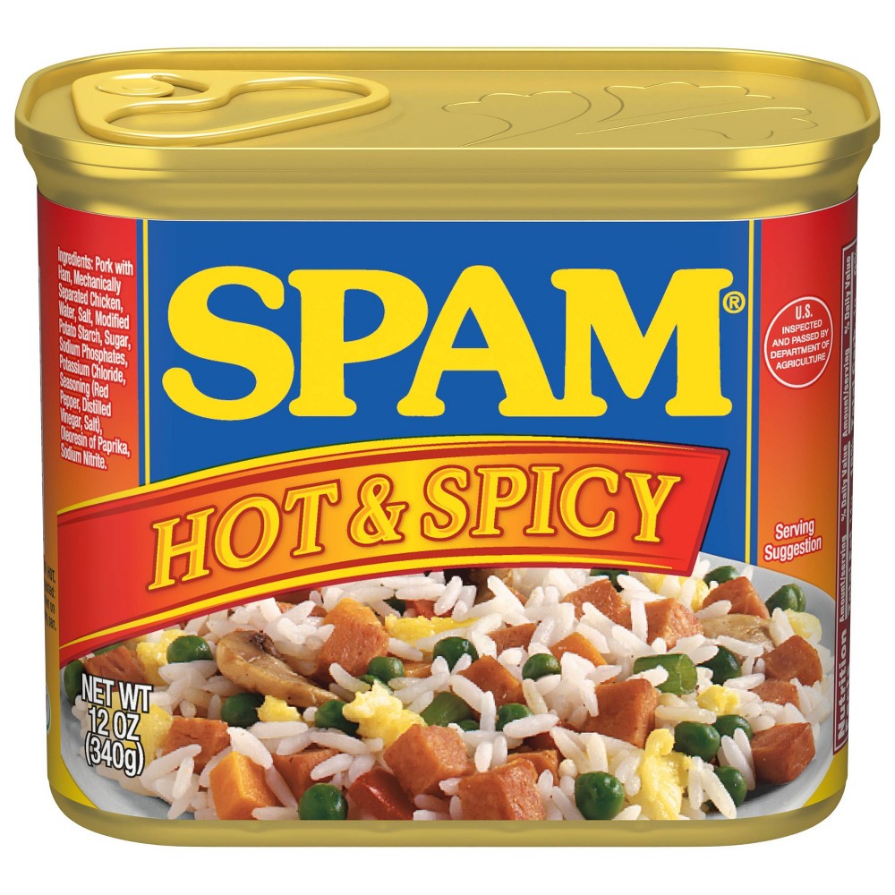 UPC 037600221214 product image for SPAM Hot & Spicy Lunch Meat - 12oz | upcitemdb.com