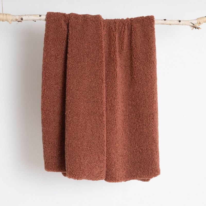 50"x60" Teddy Faux Shearling Lux Throw Blanket - Evergrace, 1 of 14