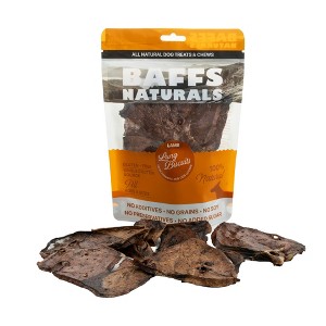 BAFFS NATURALS All-Natural Premium Lamb Lung Biscuits – 2 Pack (4oz Each) - 1 of 4