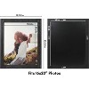 Americanflat 16x20 Rustic Picture Frame in Black with Textured Wood and Plexiglass Cover - Horizontal and Vertical Formats for Wall - 2 of 4
