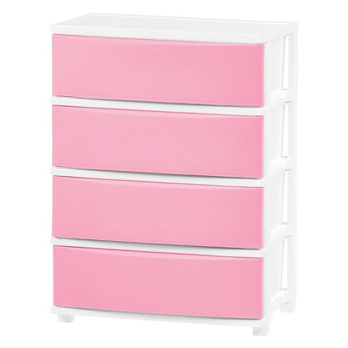 Iris Usa 7 Drawers Plastic Storage Rolling Cart With Drawer, White : Target