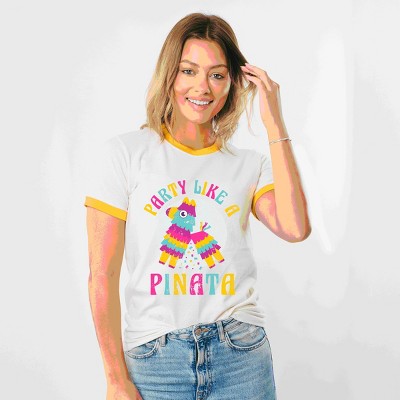Simply Sage Market Party Like A Pinata Ringer Tee