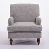 Dexmalle Vintage Upholstered Linen Fabric Armchair - 4 of 4