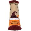 Memoi Women's Coffee Witch Low-Cut Non-Skid Socks Oatmeal Heather 9-11 - 2 of 4