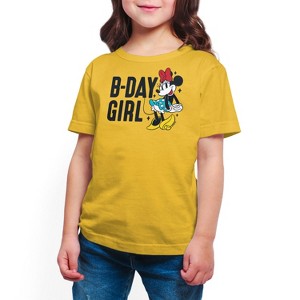 Girls' - Disney - B-Day Girl Short Sleeve Graphic T-Shirt - 1 of 4
