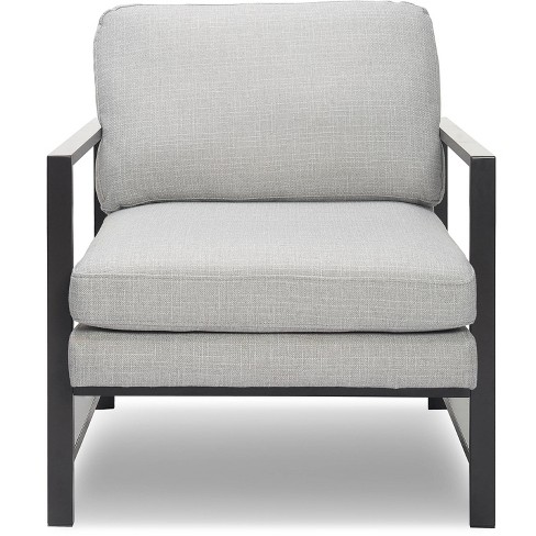 Russell Gray Metal Frame Accent Chair Finch Target