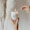 Sweet Water Decor Lavender and Sage 11oz White Jar Soy Candle - 4 of 4
