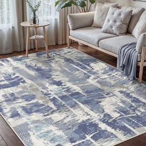 Abynow Medallion Distressed Persian Indoor Area Rug - 1 of 4