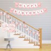 Big Dot of Happiness Pink Rose Gold Birthday - Banner and Photo Booth Decorations - Happy Birthday Party Supplies Kit - Doterrific Bundle - 3 of 4