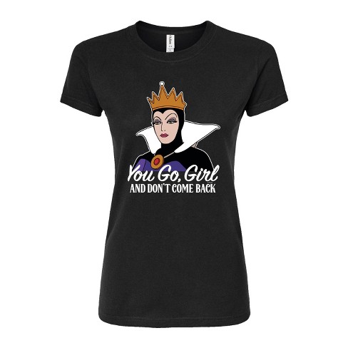 Women's - Disney - You Go Girl, & Don't Come Back Juniors Fitted Graphic T-Shirt - image 1 of 3