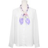 INSPIRE CHIC Women's Polka Dot Square Neckerchief Headband 27.56*27.56 inches(L*W) - 2 of 4