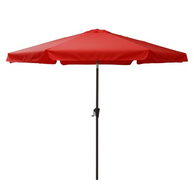 10' Tilting Market Patio Umbrella with Side Flaps - CorLiving