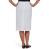 Alfred Dunner Womens Cinch Waist Midi Skirt With Slant Pockets - 2 of 4