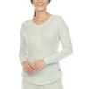 White Mark Women's Waffle Pajama Set - 4 of 4