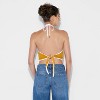 Women's Game Day Football Charm Halter Top - Wild Fable™ - 3 of 3