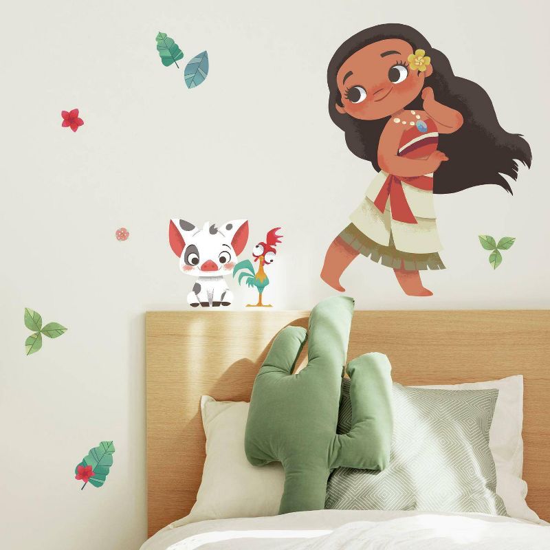 Vintage Moana Peel and Stick Giant Kids&#39; Wall Decal, 5 of 10