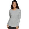 Felina | Key Item Long Sleeve Crew Neck Tee | Cotton & Modal | 2-Pack - 2 of 2
