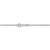 Black Bow Jewelry 0.7mm, 14k White Gold, Ropa Chain Necklace - 4 of 4