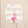 Women's - Instant Message - Flaming Ho Ho Ho Christmas Lightweight French Terry Wide Neck Long Sleeve Shirt - 2 of 4