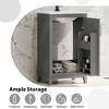 20" Bathroom Vanity with Ceramic Basin, Freestanding Bathroom Storage Cabinet with Soft-Close Door & Ample Storage - ModernLuxe - 4 of 4