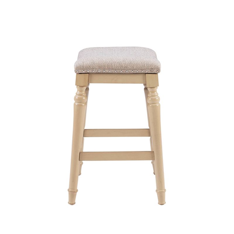 Brayden Big and Tall Backless Wood Counter Height Barstool - Powell, 5 of 14