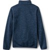 Lands' End Unisex Sweater Fleece Snapneck Pullover - 3 of 4