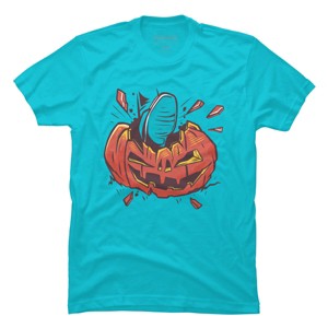 Men's Design By Humans Halloween smashed pumpkin By BlackBerry55 T-Shirt - 1 of 2