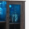 Wine Bar Cabinet with Detachable Rack, Wine Cabinet with Mesh Door, Liquor Cabinet with Glass Holder, Coffee Bar for Home - 3 of 4