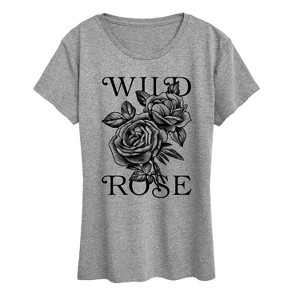 Women's - Instant Message - Wild Rose Short Sleeve Graphic T-Shirt - 1 of 4