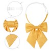 INSPIRE CHIC Women's Metallic Shiny Pre-tied Adjustable Strap Bow Ties - 3 of 4