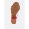 Tulata Raffia Pin Buckle Block Heels - 4 of 4