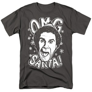 Elf Omg Santa Adult T-Shirt - 1 of 4