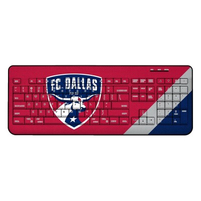 Keyscaper Fc Dallas Diagonal Stripe Wireless Usb Keyboard : Target