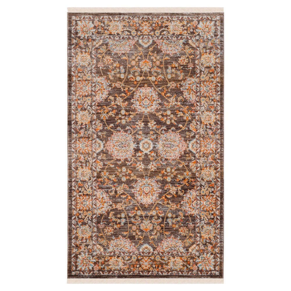 4'x6' Rayce Rug Brown/Multi - Safavieh