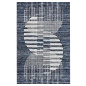 COZONY Washable Geometric Rug, Modern Non-Slip Carpet for Living Room and Dining Room - 1 of 4
