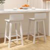Tangkula 4PCS kitchen bar stools counter height bar stools mid century bar chairs - 2 of 4