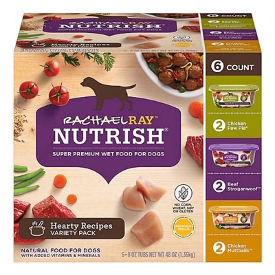 Rachael Ray Nutrish Super Premium Wet Dog Food Hearty Recipes