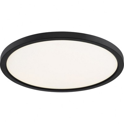 Fresco White Glass LED Indoor/Outdoor Flush Mount Light