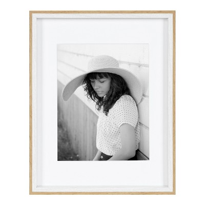 Scandinavian-Inspired Gibson Frame Set, 11" x 14", White and Natural
