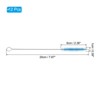 Unique Bargains Nylon Flexible Bendable Long Reusable Drinking Straw 12 Pcs - 2 of 4