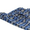 Gioberti Men's Yarn-Dye Brushed Flannel Pajama Pants, Elastic Waist - 3 of 3